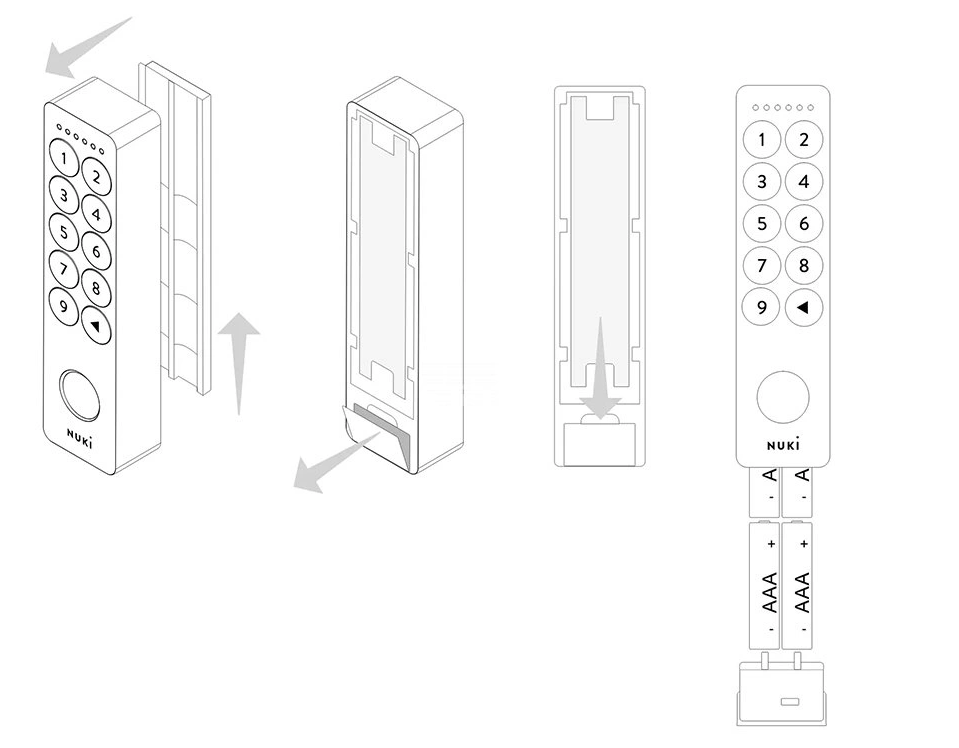 Klávesnice Nuki KEYPAD 2.0 se čtečkou otisků prstu (220931) Klávesnice Nuki KEYPAD 2.0 se čtečkou otisků prstu (220931)